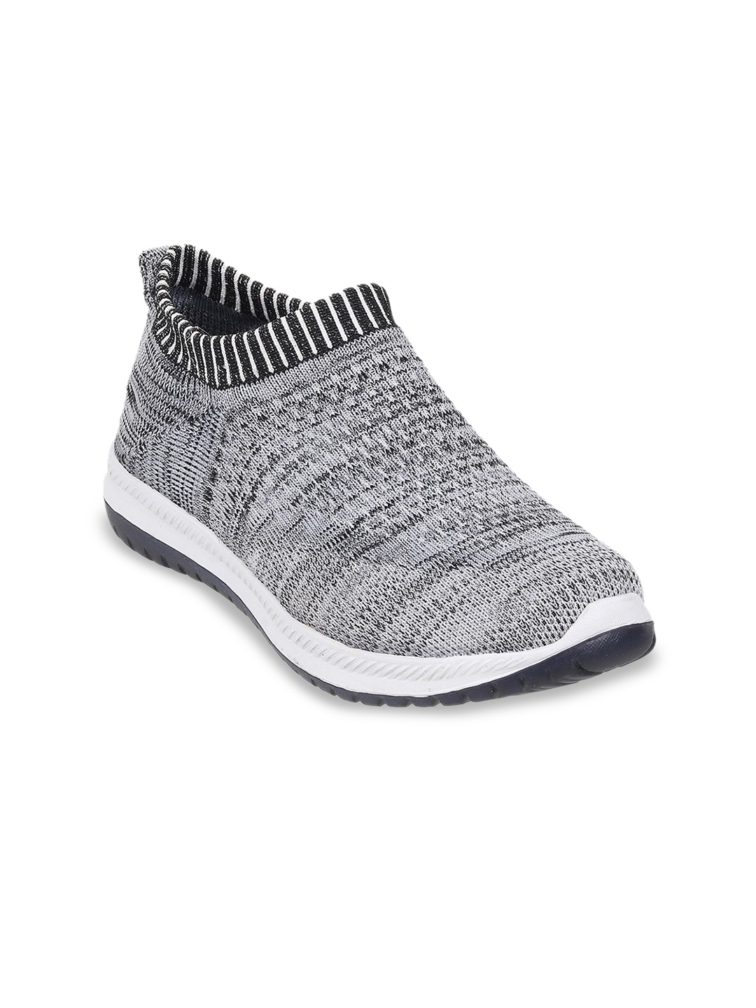 

Mochi Women Woven Design Basics Slip On Sneakers, Grey