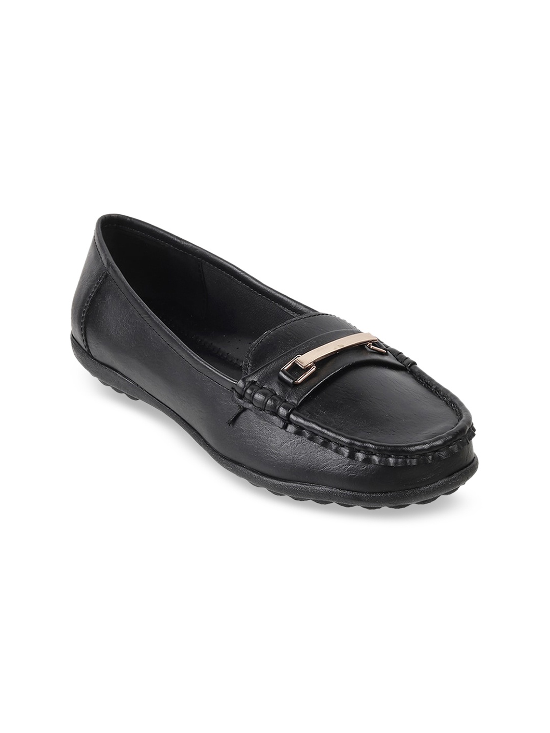 

WALKWAY by Metro Women Round Toe Synthetic Ballerinas Flats, Black