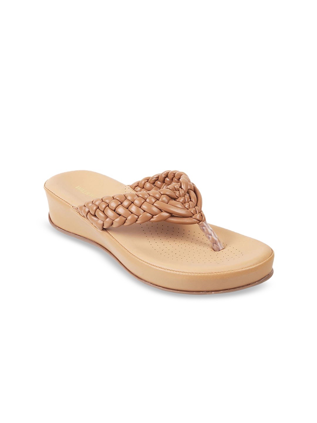 

WALKWAY by Metro Textured Open Toe Wedge Sandals, Beige