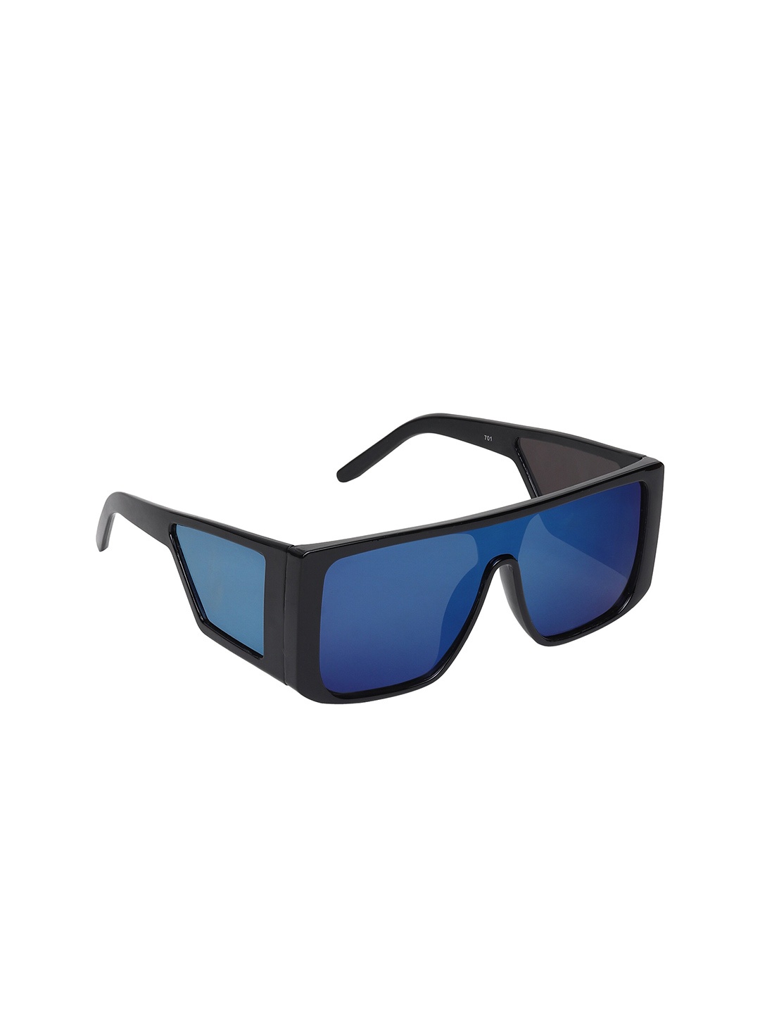 

CRIBA Full Rim Square Sunglasses with UV Protected Lens VCR_701_BLU-MER, Blue