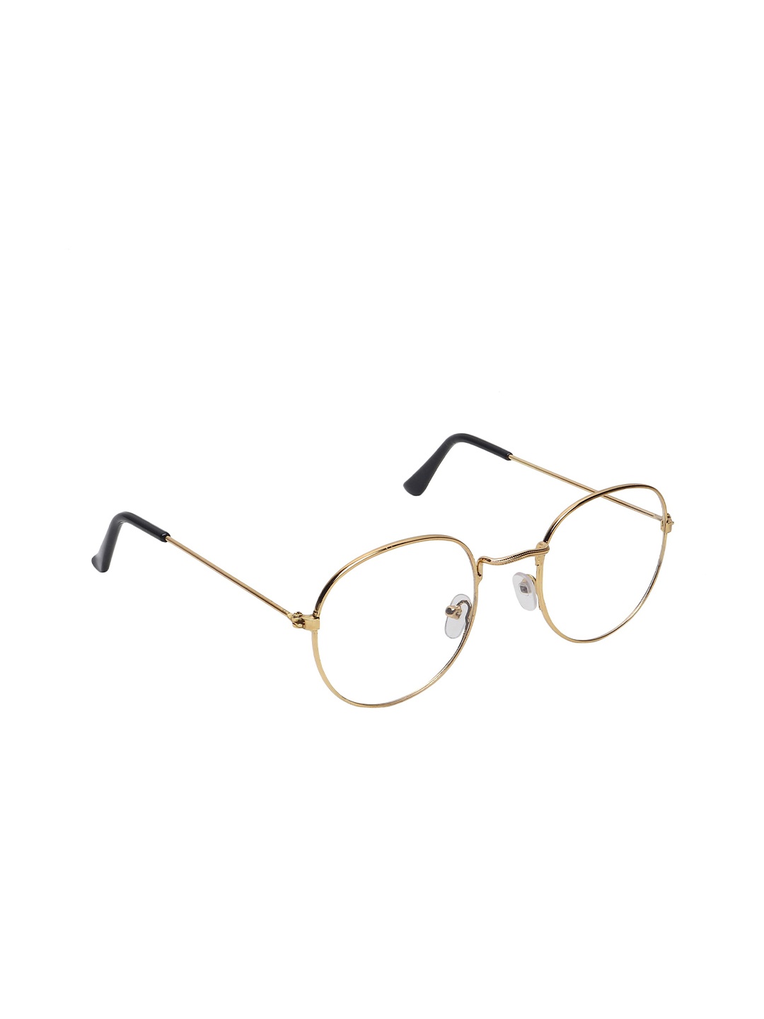

CRIBA Full Rim Round Sunglasses with UV Protected Lens VCR_PENTO_GLD, Gold