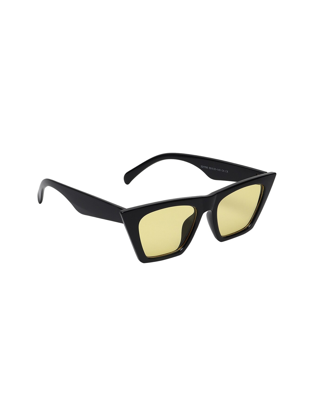 

CRIBA Full Rim Cateye Sunglasses with UV Protected Lens VCR_CANDY_BS_YLW, Yellow