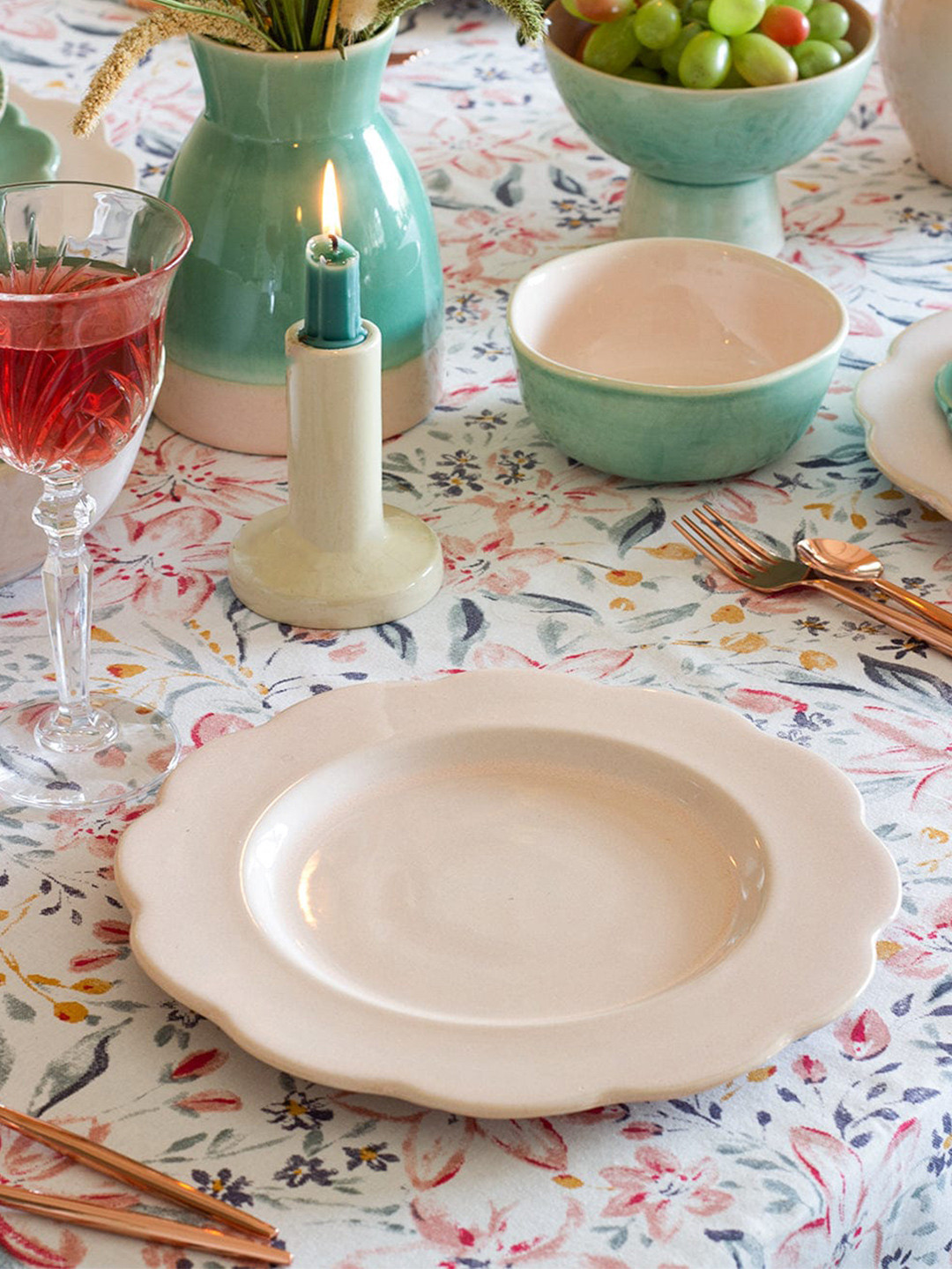 

The Wishing Chair Bisque Beige Ceramic Matte Plate