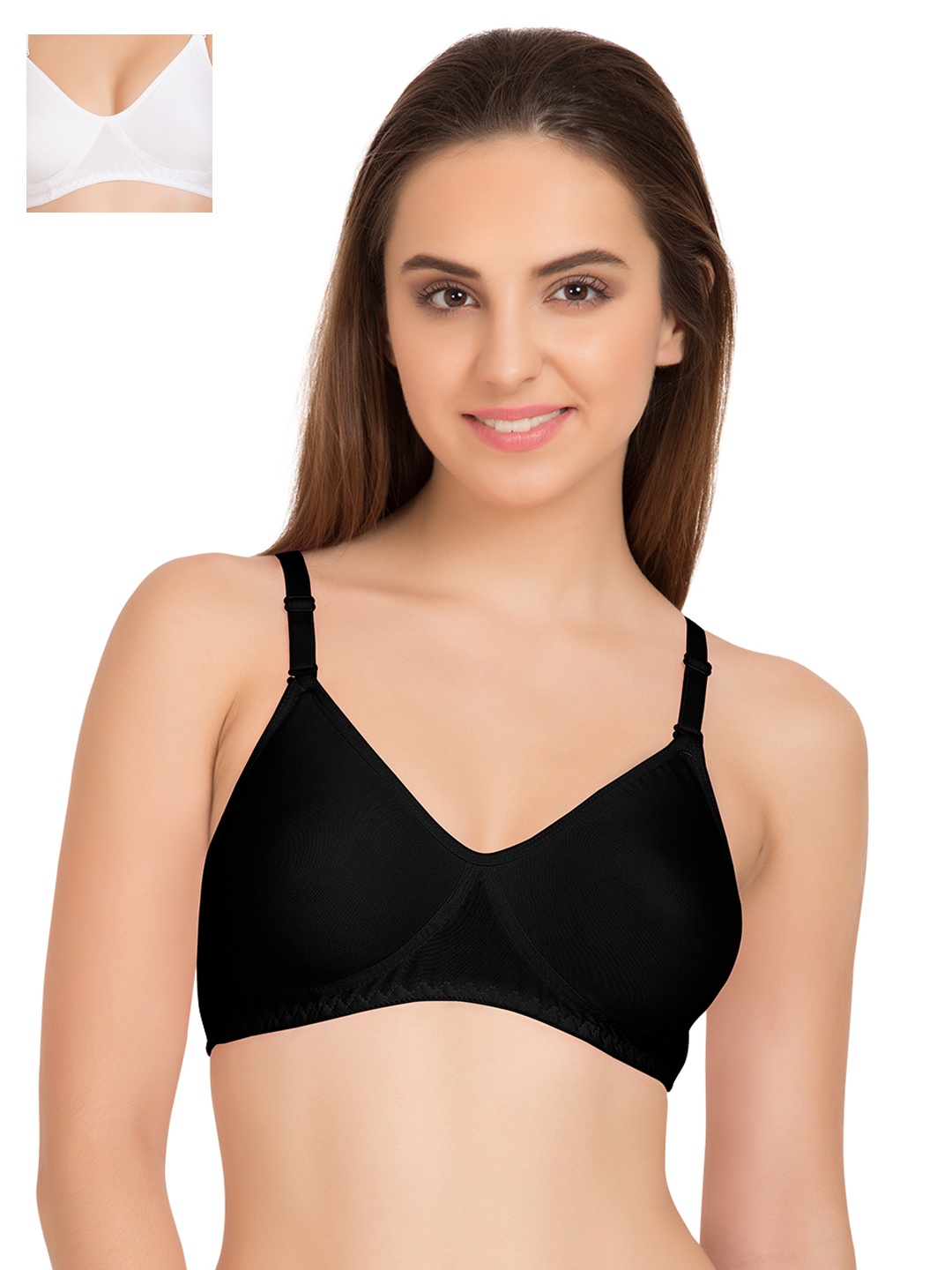 

Tweens Pack of 2 T-shirt Bras TW285, Black