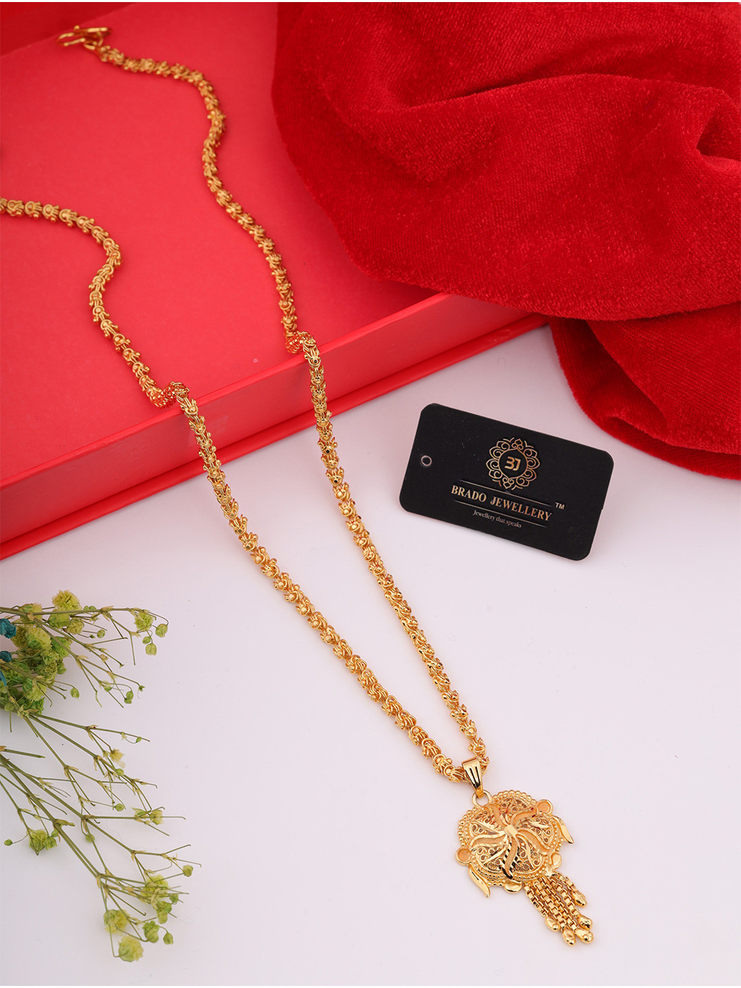 

Brado Jewellery Gold-Plated Brass Necklace