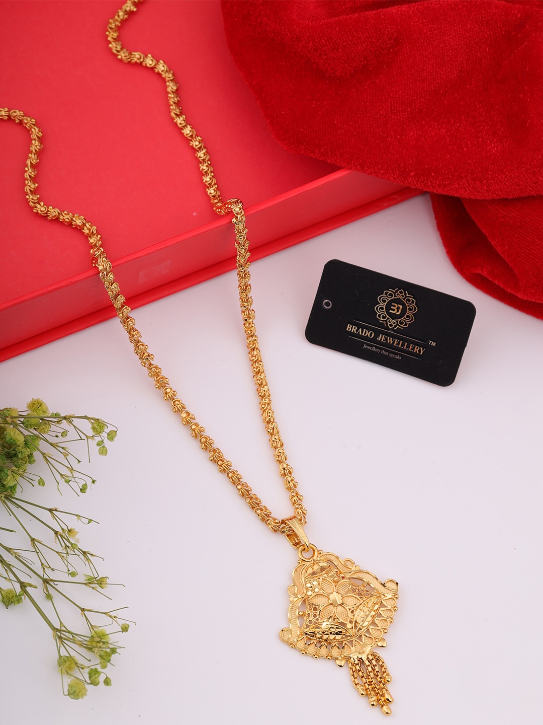 

Brado Jewellery Gold-Plated Pendant Chain