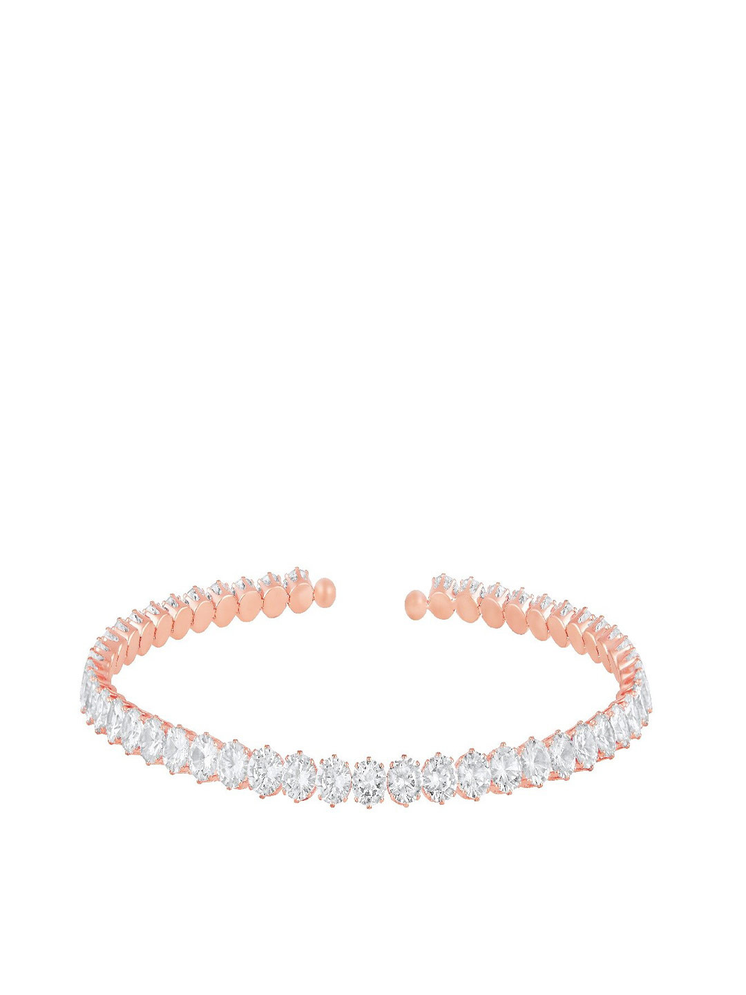 

Mahi Rose Gold & White Rose Gold-Plated Choker Necklace