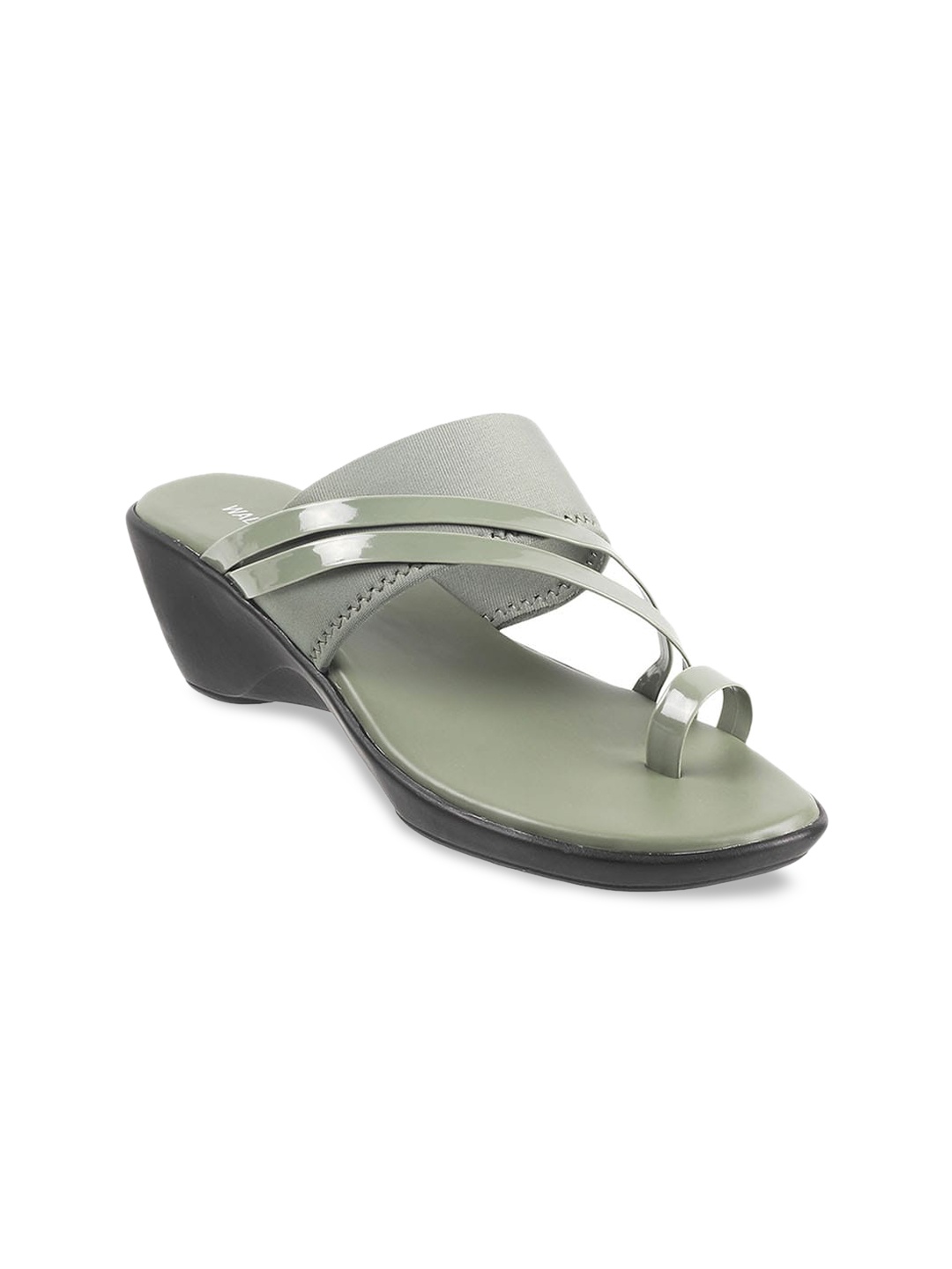

WALKWAY by Metro Open Toe Block Sandals, Green