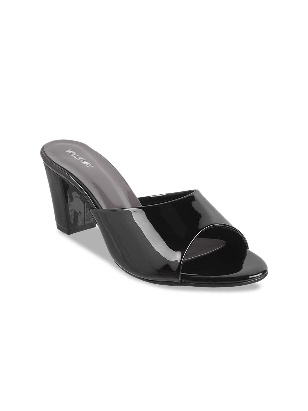

WALKWAY by Metro Solid Block Mules, Black