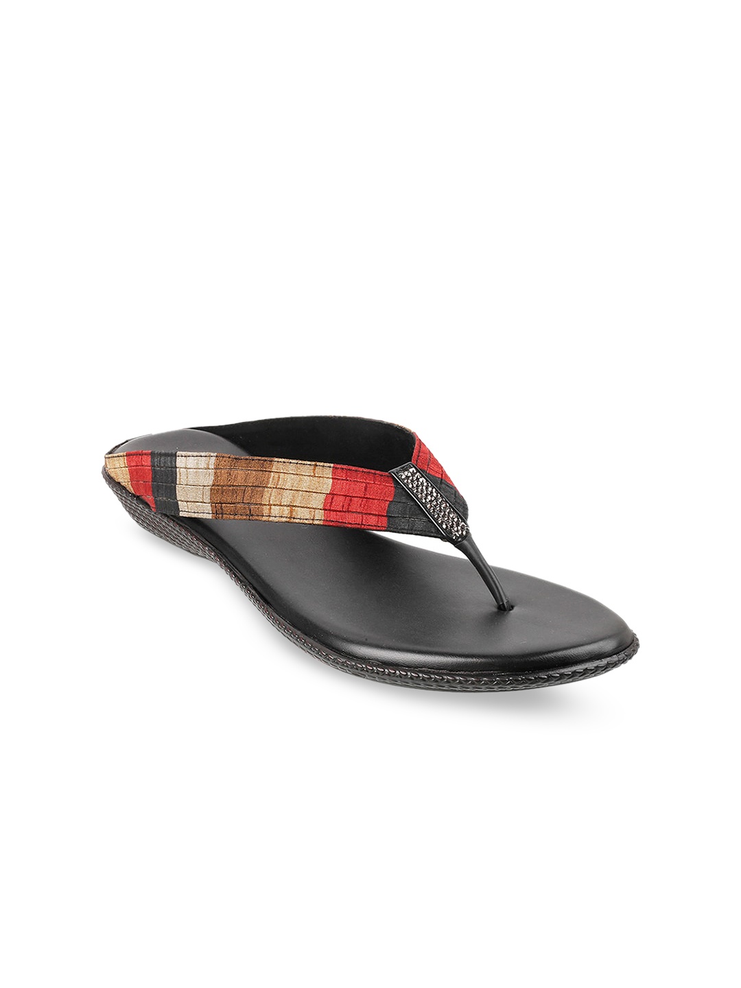

WALKWAY by Metro Women Textured Open Toe Flats, Red