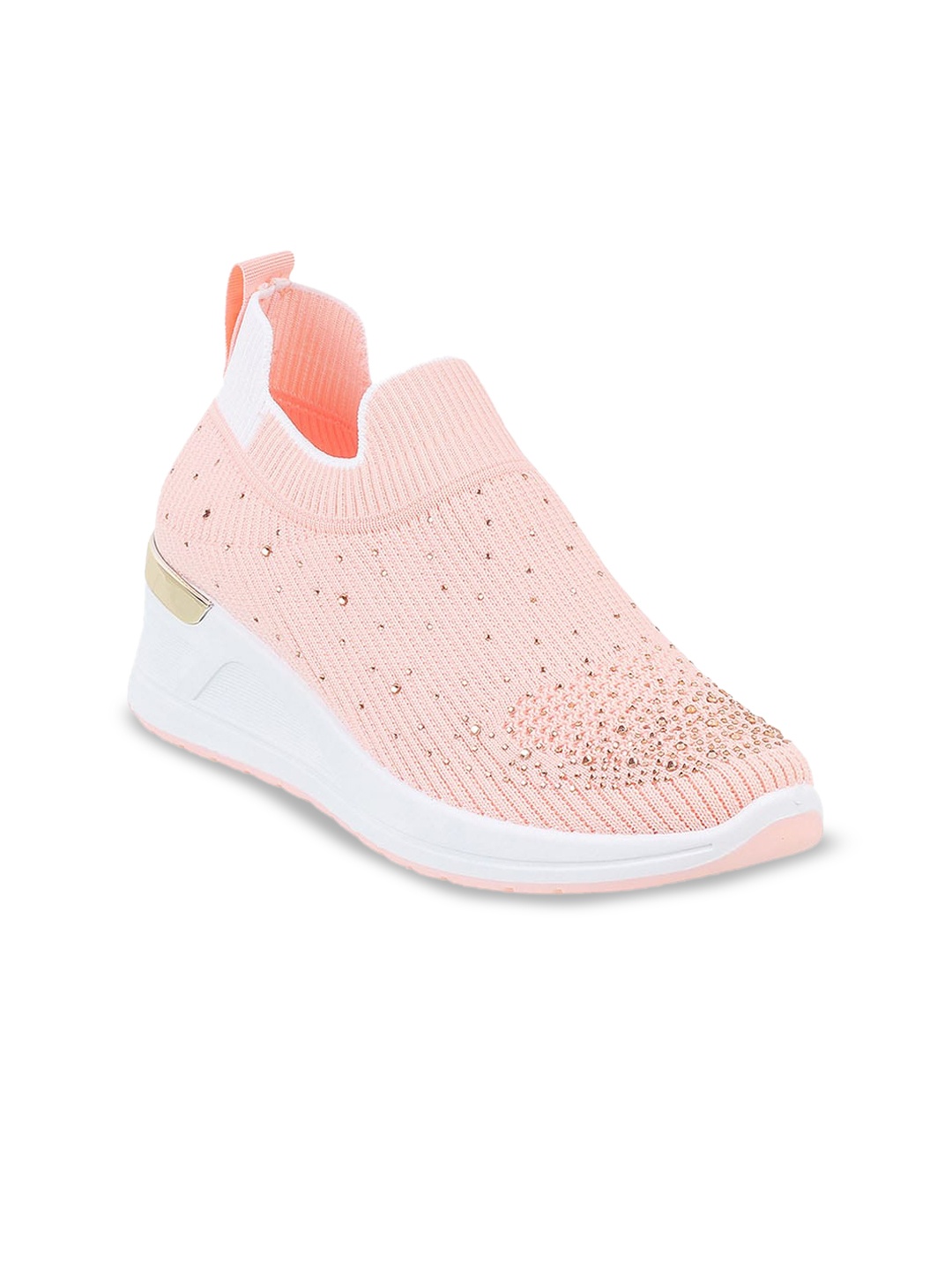

WALKWAY by Metro Women Embellished Slip-On Sneakers, Pink