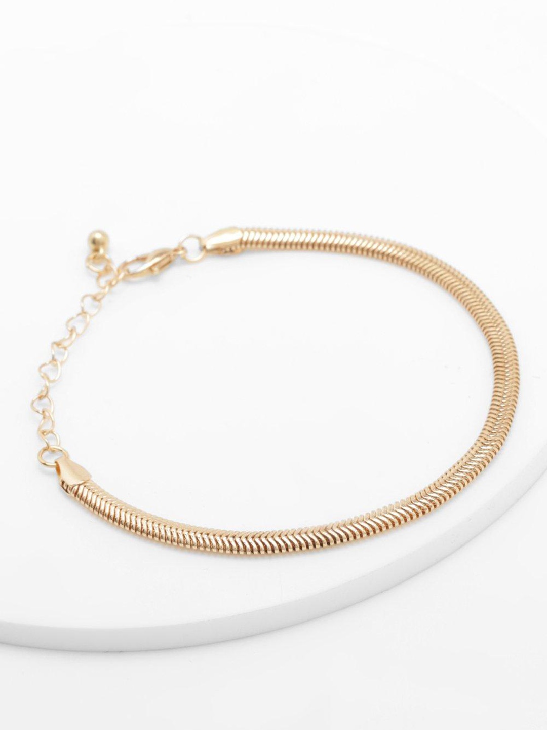 

Boohoo Women Flat Chain Bracelet, Gold