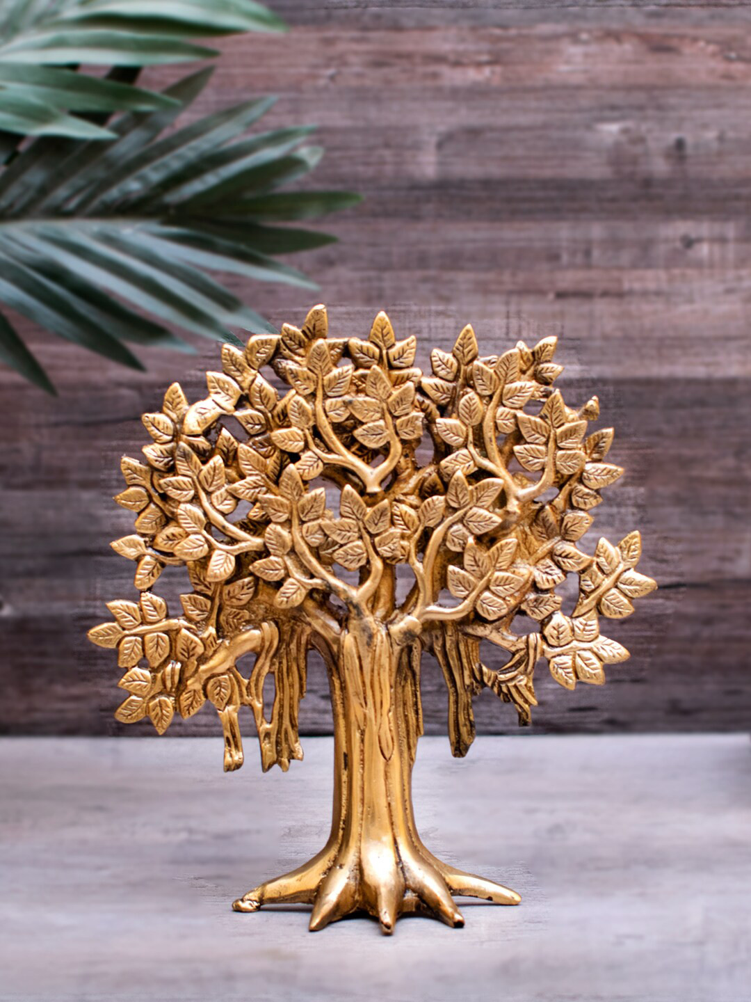 

StatueStudio Gold-Toned Brass Life Tree Showpiece