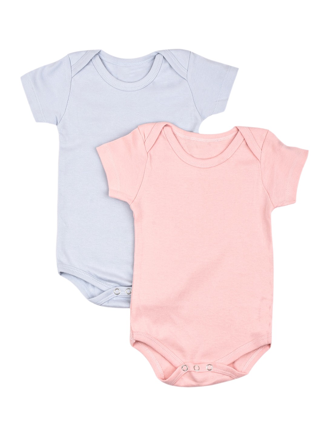 

Moms Home Infants Kids Pack Of 2 Organic Cotton Bodysuits, Pink