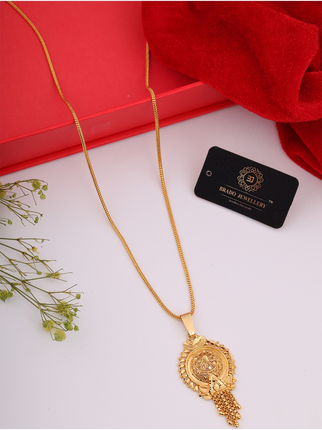 

Brado Jewellery Gold-Plated Brass Necklace