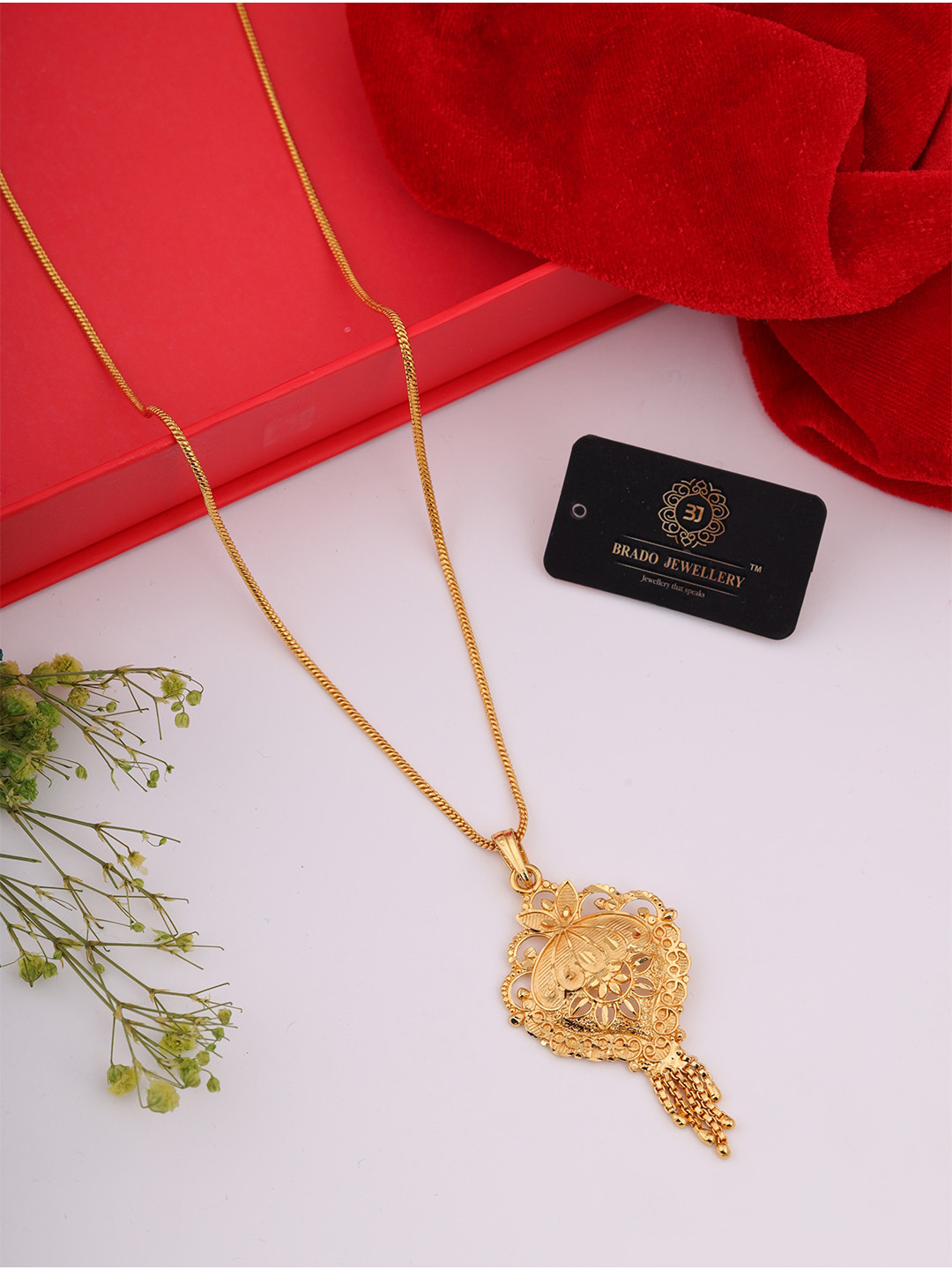 

Brado Jewellery Gold-Plated Brass Necklace