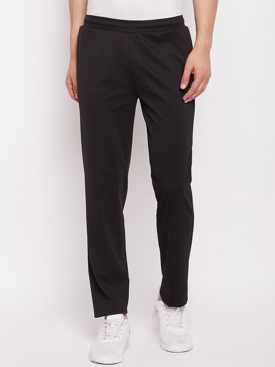 

Okane Men Regular Fit Cotton Track Pants, Black