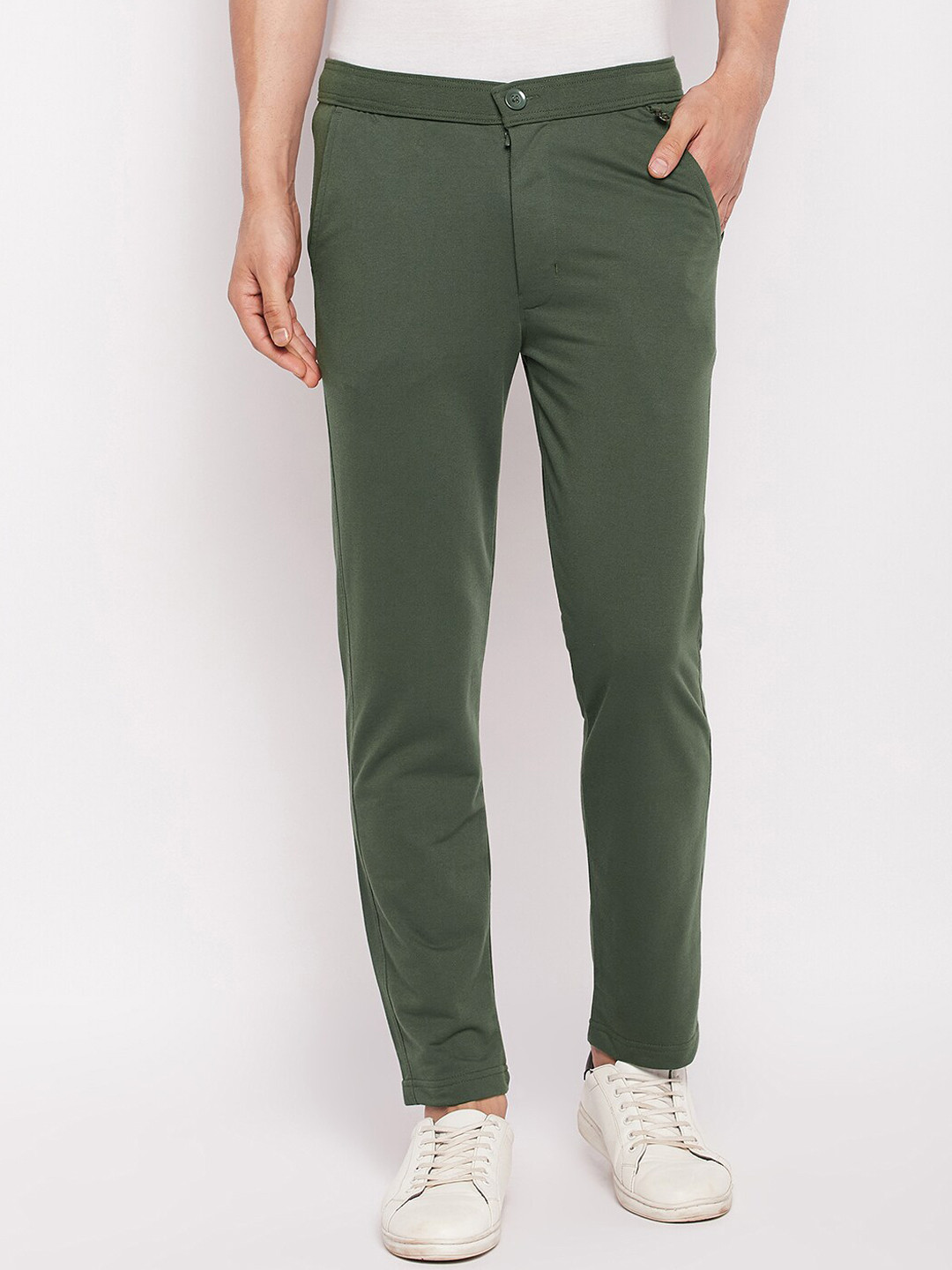 

Okane Men Regular Fit Track Pants, Green