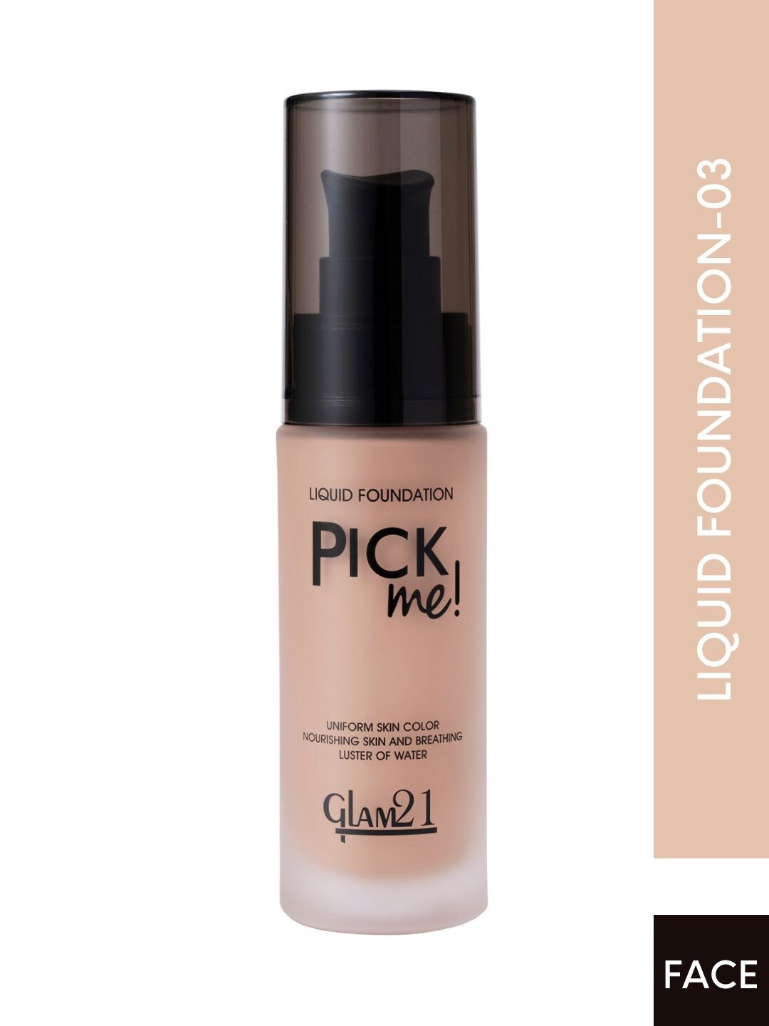 

GLAM21 Pick Me Liquid Foundation for Non-Sticky Instant Spotless Glow 40 g - Shade 03, Beige
