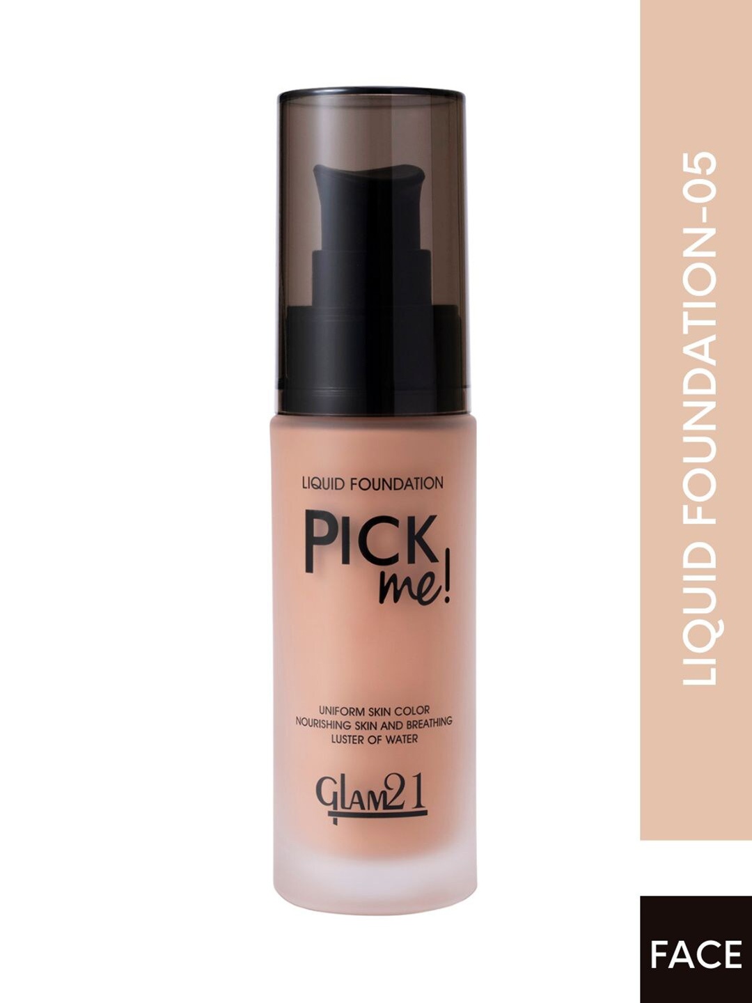 

GLAM21 Pick Me Matte Non-Sticky Liquid Foundation 40g - Fudge 05, Beige
