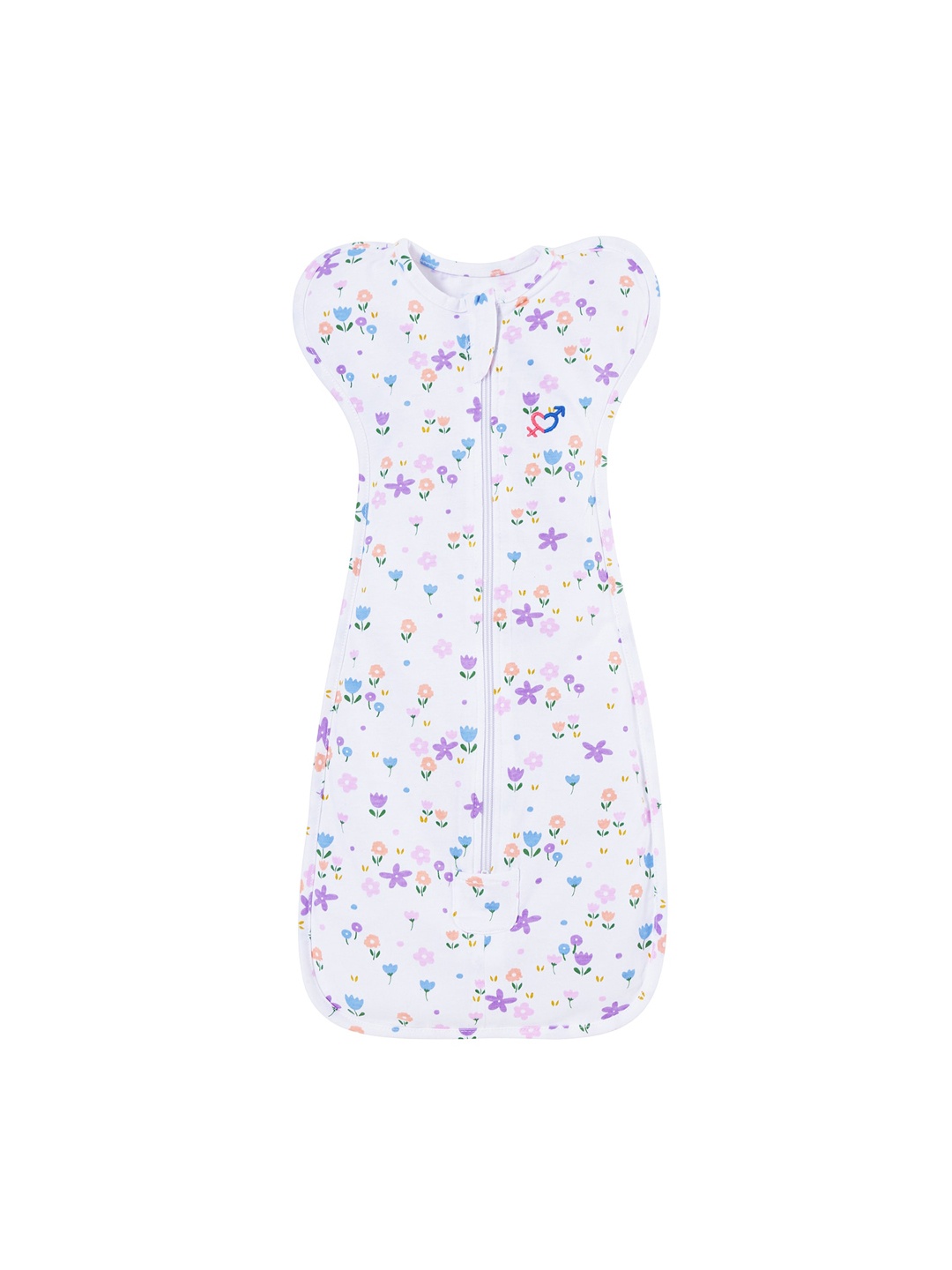 

haus & kinder Dreamsack Infants Printed Cotton Snug Swaddle, White