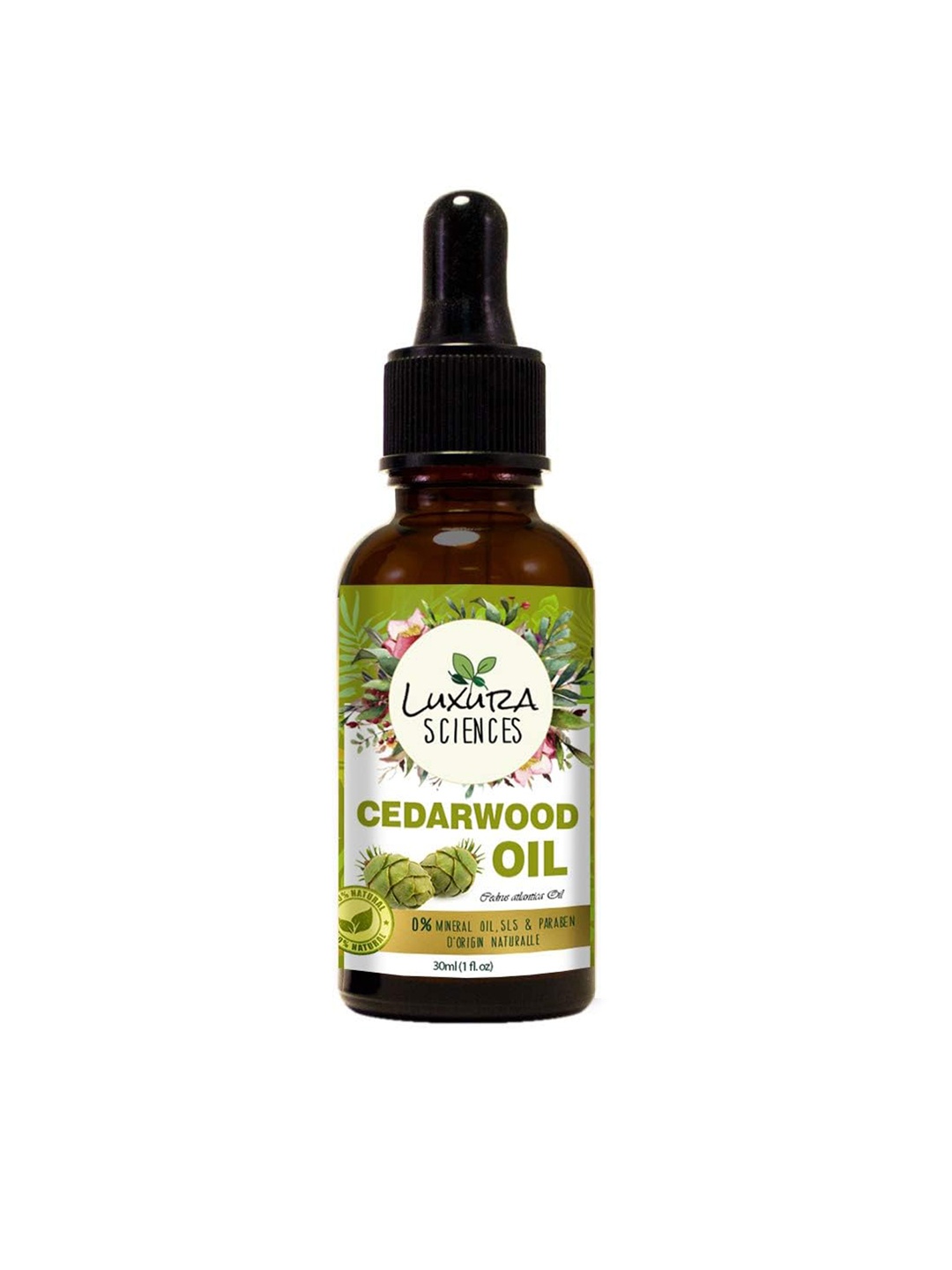 

Luxura Sciences Organic Cedarwood Essential, Green