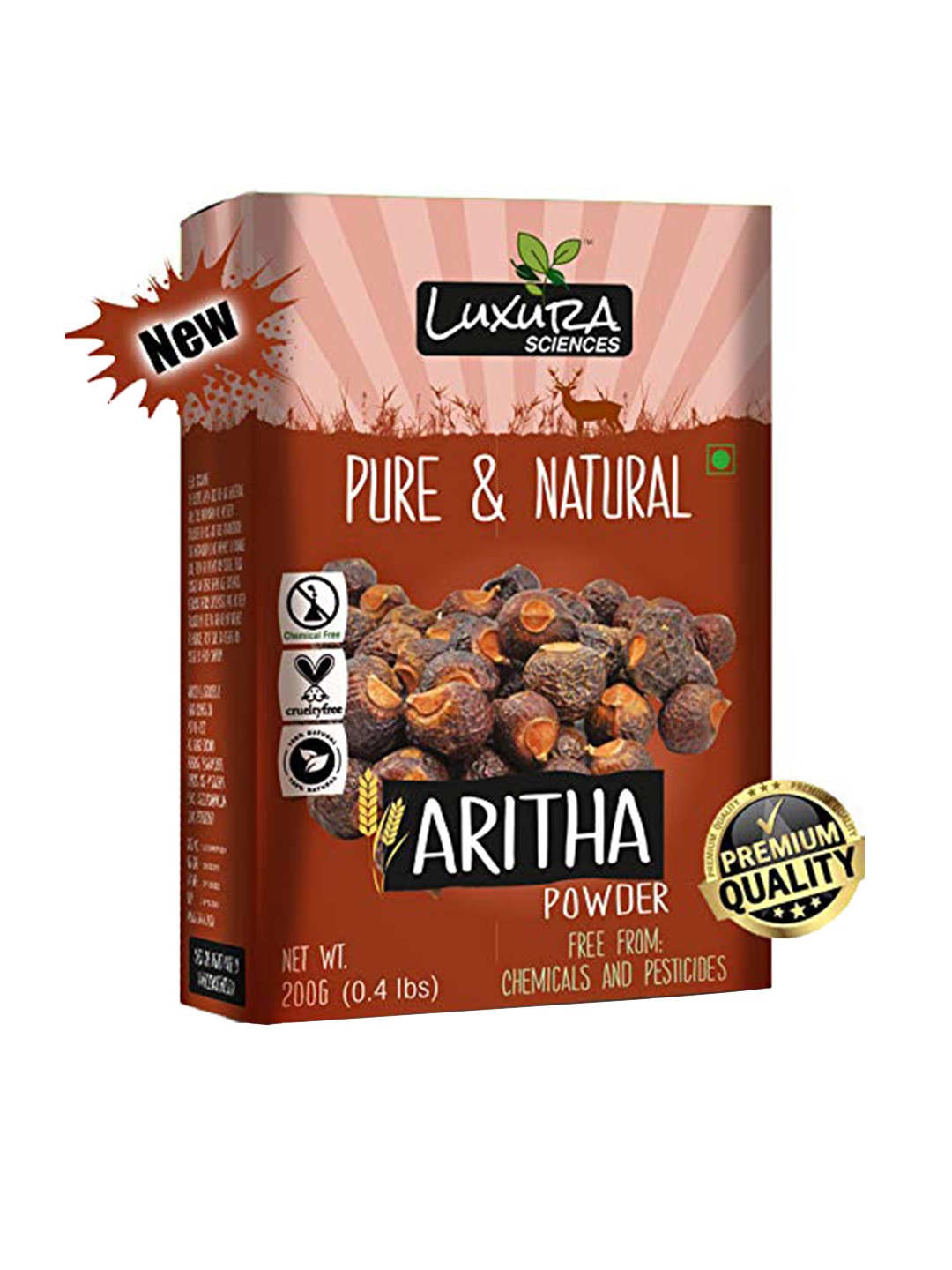 

Luxura Sciences Aritha Powder, Red