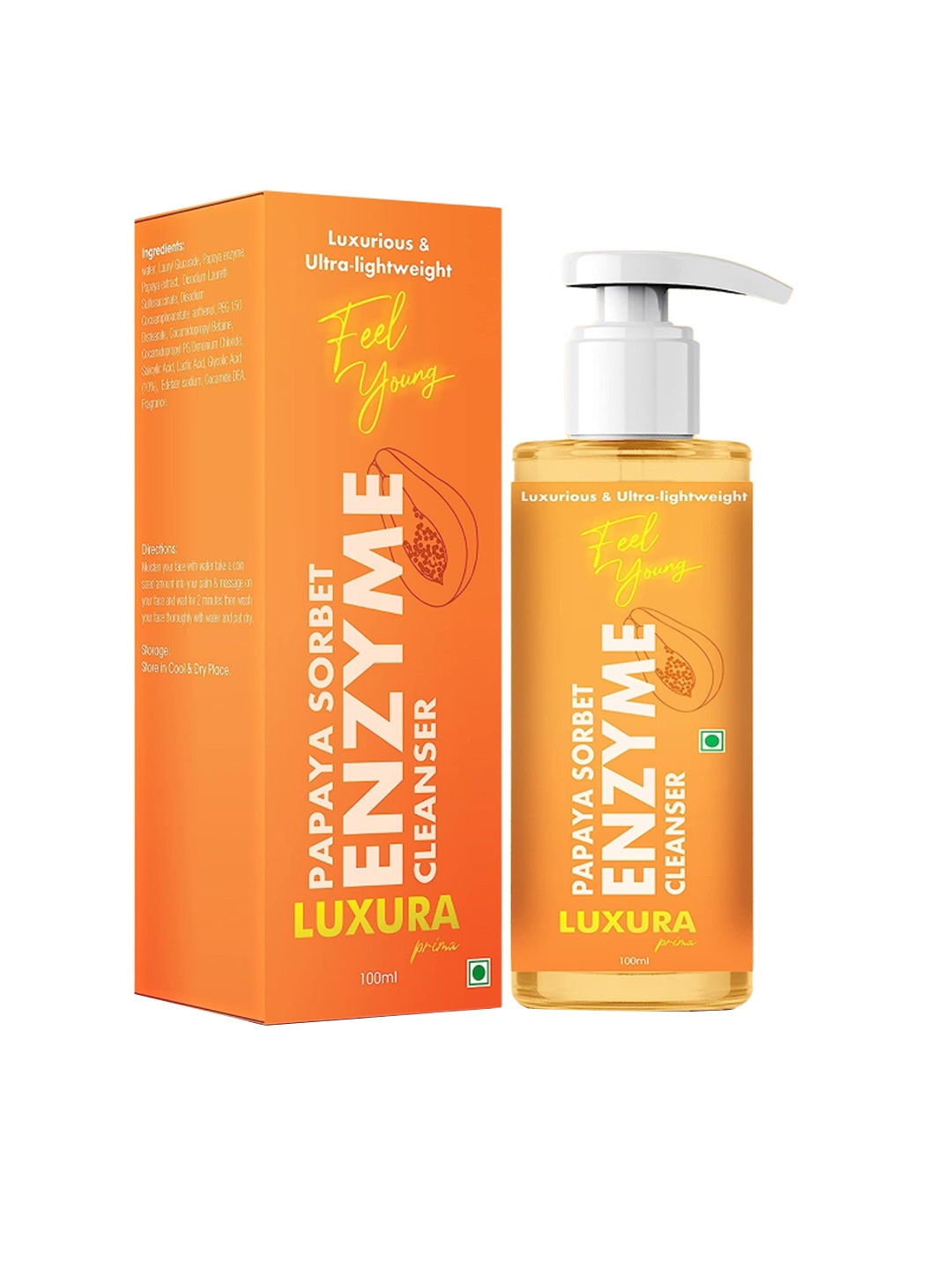 

Luxura Sciences Prima Papaya Cleanser 100ml, Yellow