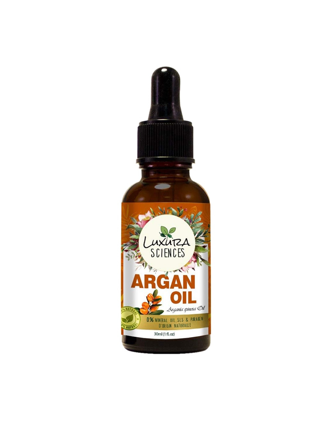 

Luxura Sciences Organic Moroccan Argan Oil for Skin15 ML, Yellow