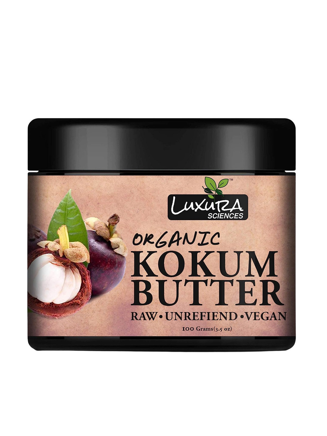 

Luxura Sciences Organic Kokum Butter 100 gm, Black