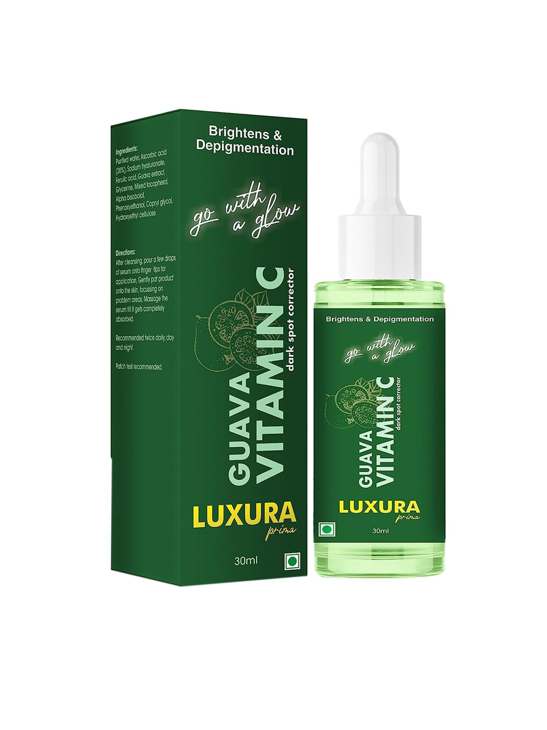 

Luxura Sciences Prima Guava Vitamin C Serum 30ml, Green