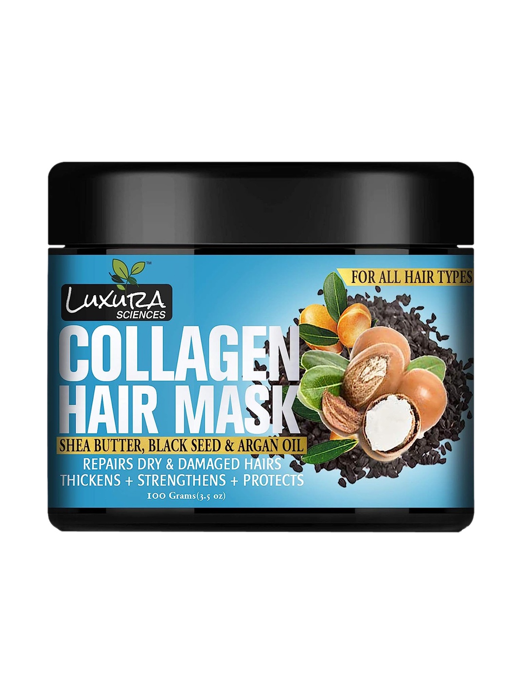 

Luxura Sciences Collagen Hair Mask Black Seed Oil100G