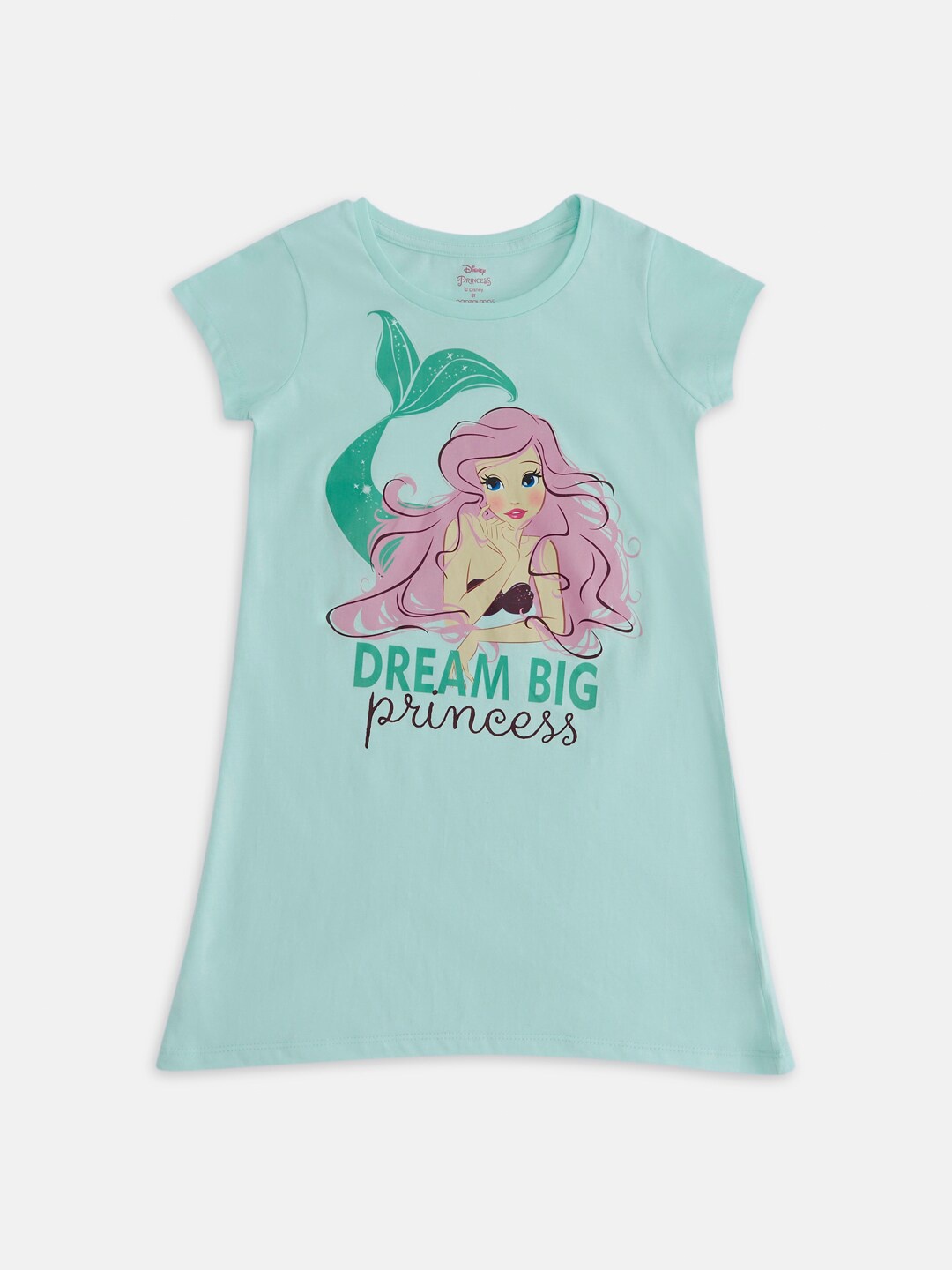 

Pantaloons Junior Girls Graphic Printed Pure Cotton Nightdress, Blue
