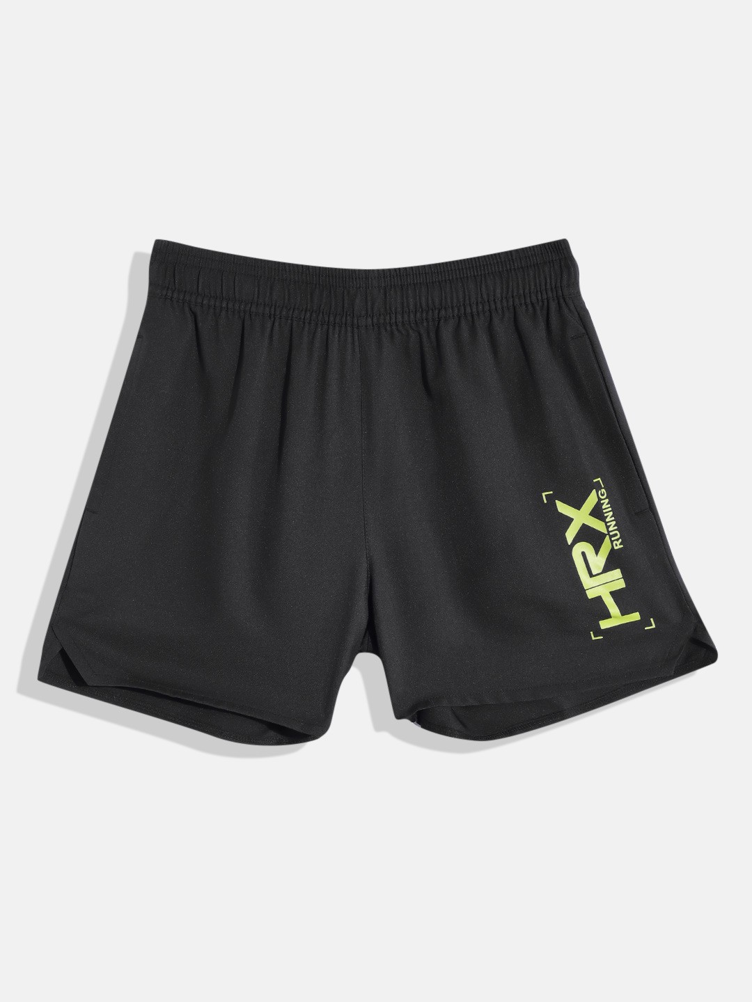 

HRX by Hrithik Roshan Boys Printed Rapid-Dry Sports Shorts, Black