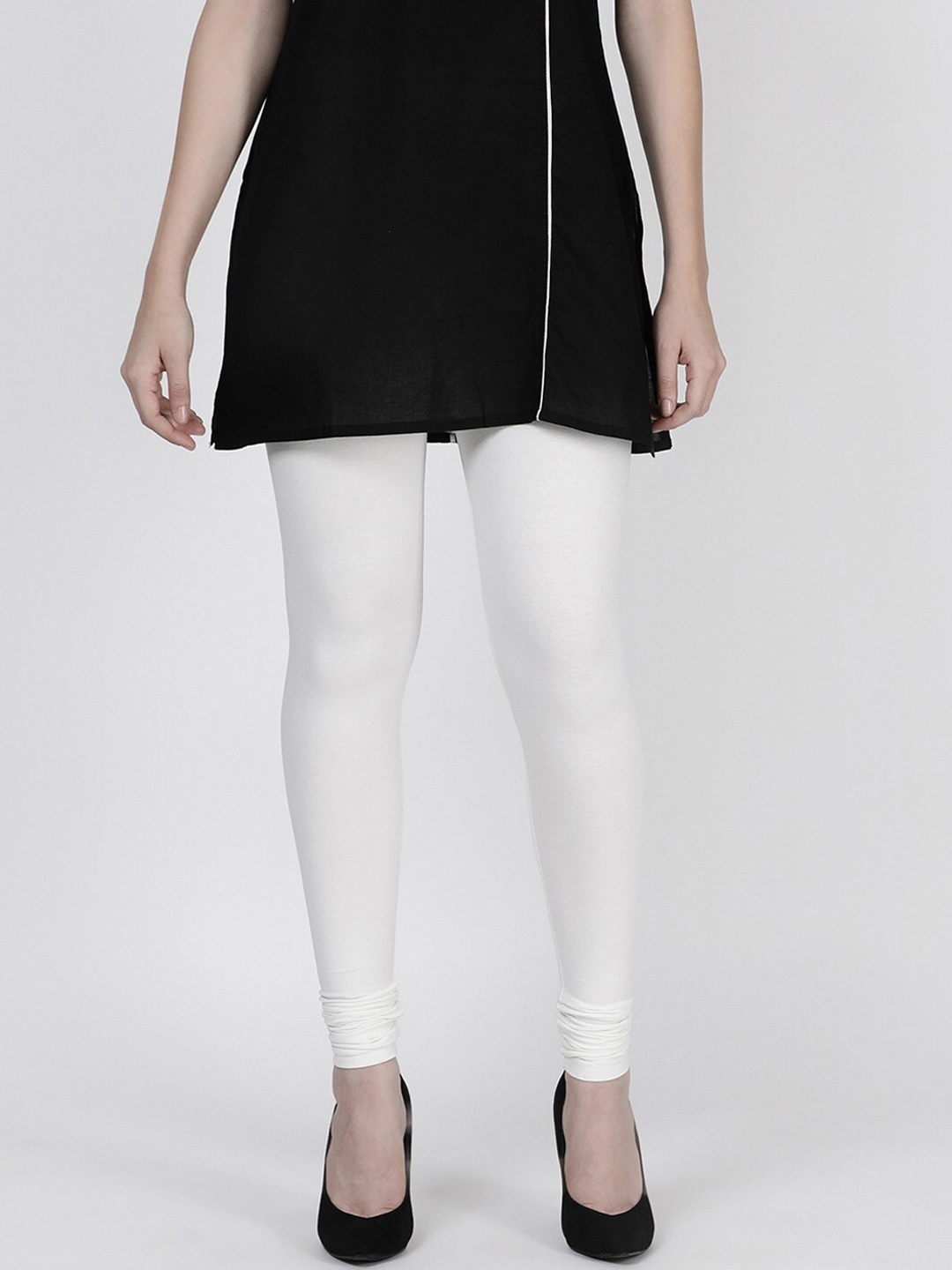 

TWIN BIRDS Churidar Length Leggings, Cream