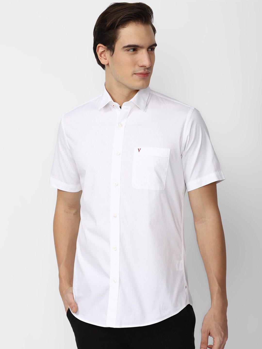 

Van Heusen Sport Spread Collar Slim Fit Casual Shirt, White