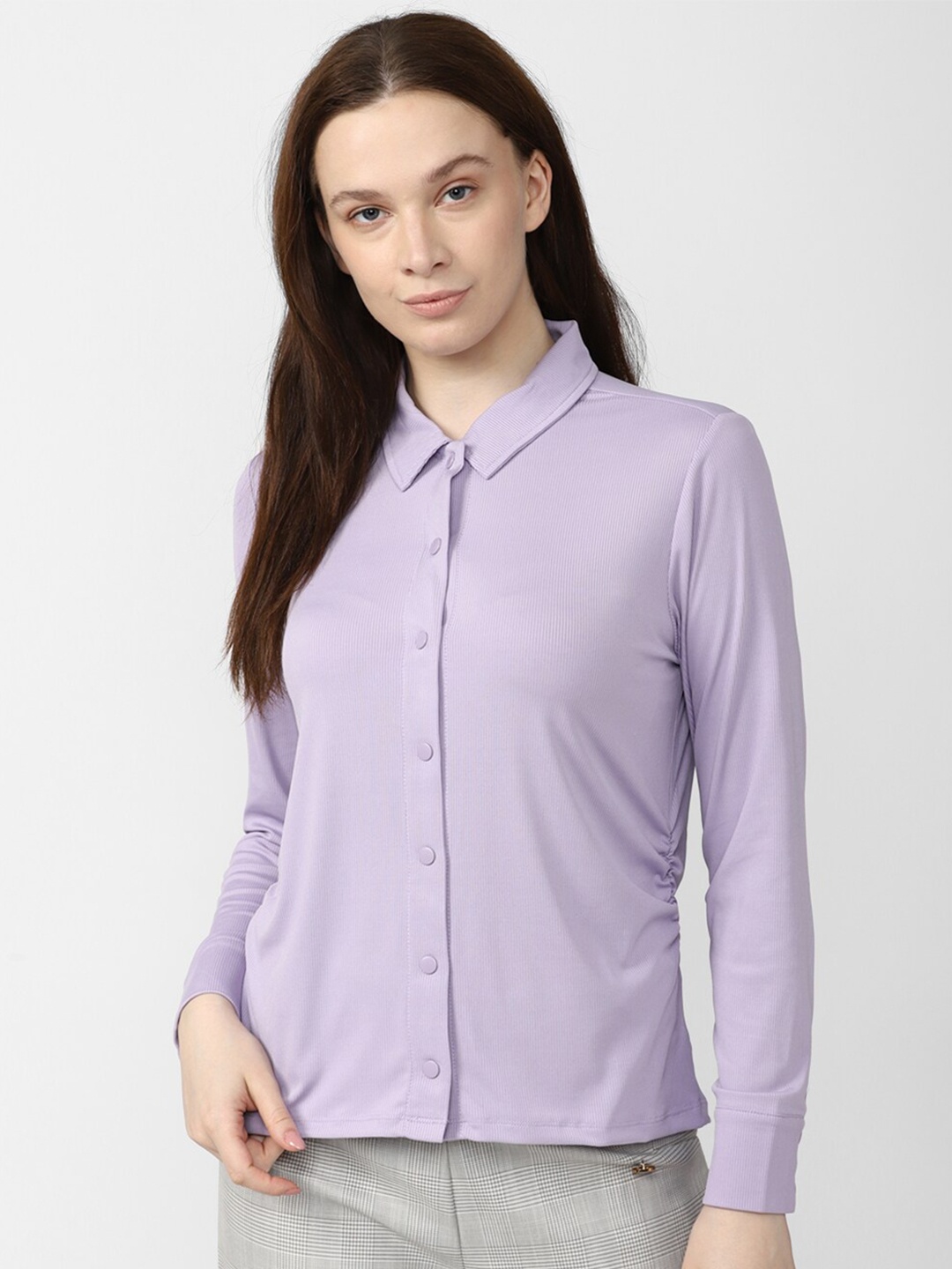 

Van Heusen Woman Full Sleeve Formal Shirt, Lavender