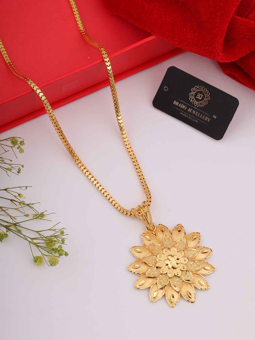 

Brado Jewellery Gold-Plated Brass Necklace