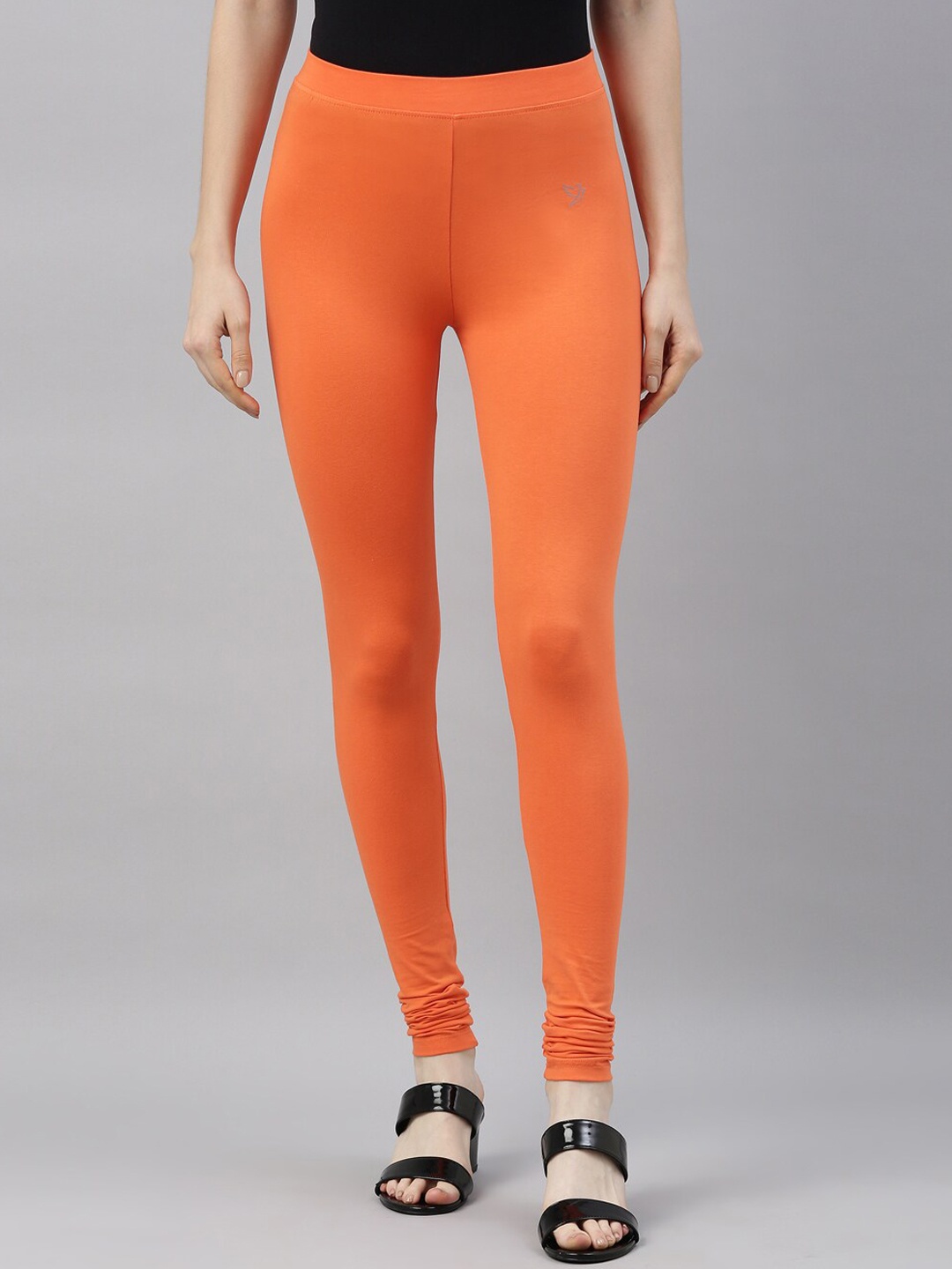 

TWIN BIRDS Churidar Length Leggings, Orange