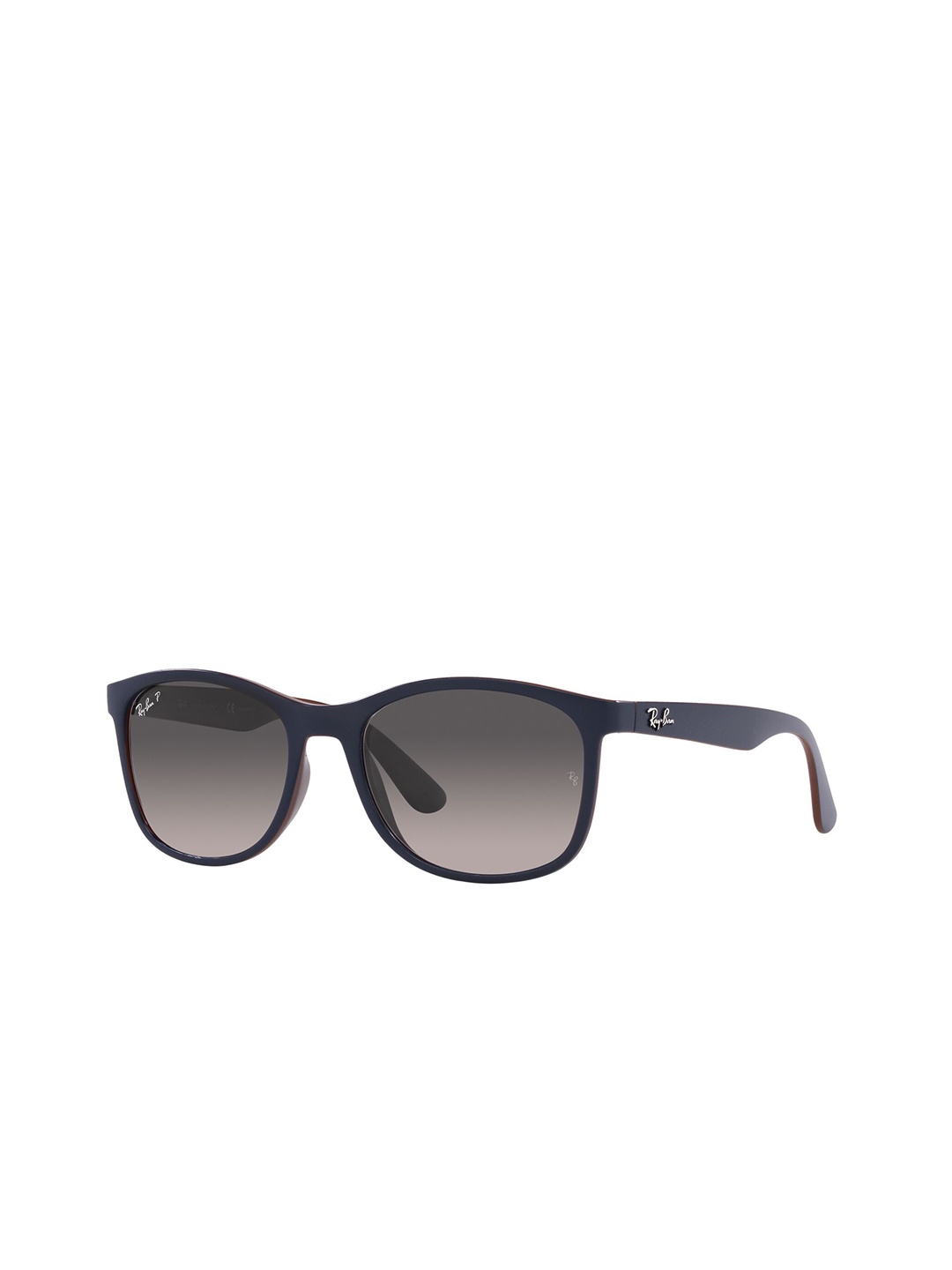 

Ray-Ban Unisex Polarized Grey Lens Square Sunglasses - 0RB43746601M356, Blue