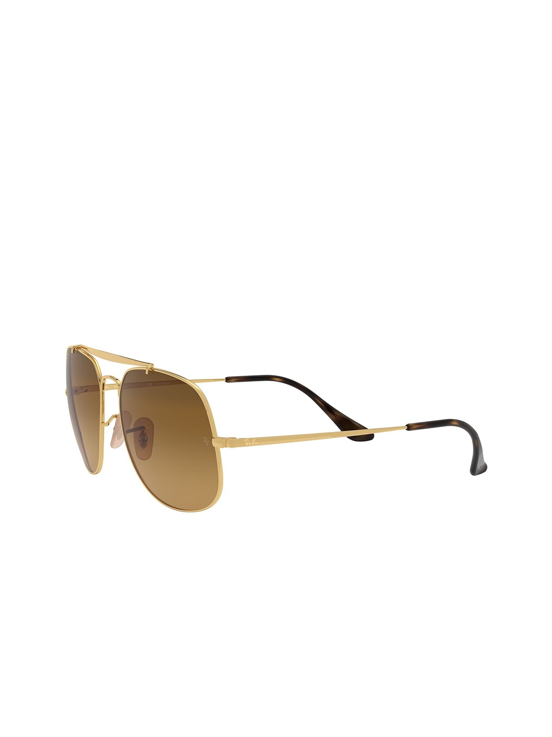 

Ray-Ban Men Square Sunglasses with Polarised Lens 8053672751130, Gold