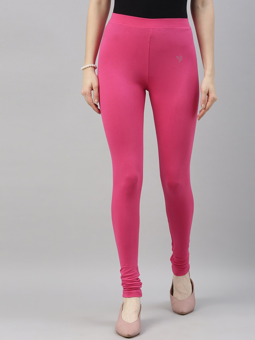 

TWIN BIRDS Churidar Length Leggings, Pink