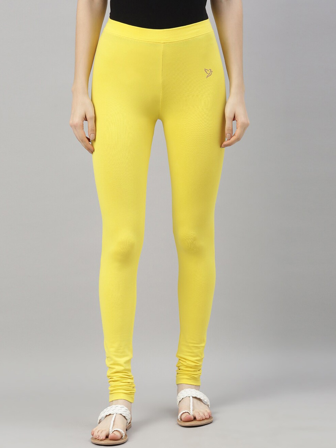 

TWIN BIRDS Churidar Length Leggings, Yellow