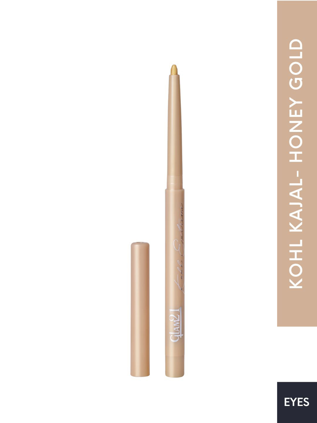 

GLAM21 Kohl Extreme Long Lasting Auto Kajal 0.35g - Honey Gold 09, Beige