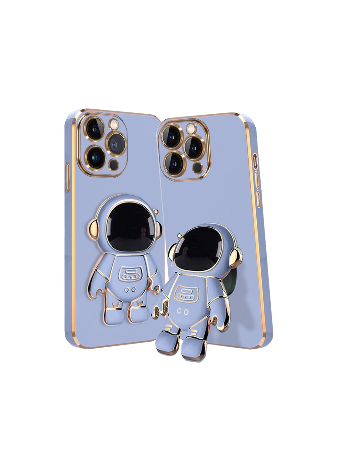 

Karwan iPhone 12 Pro Max Phone Back Case With Astronaut Holster Stand, Blue