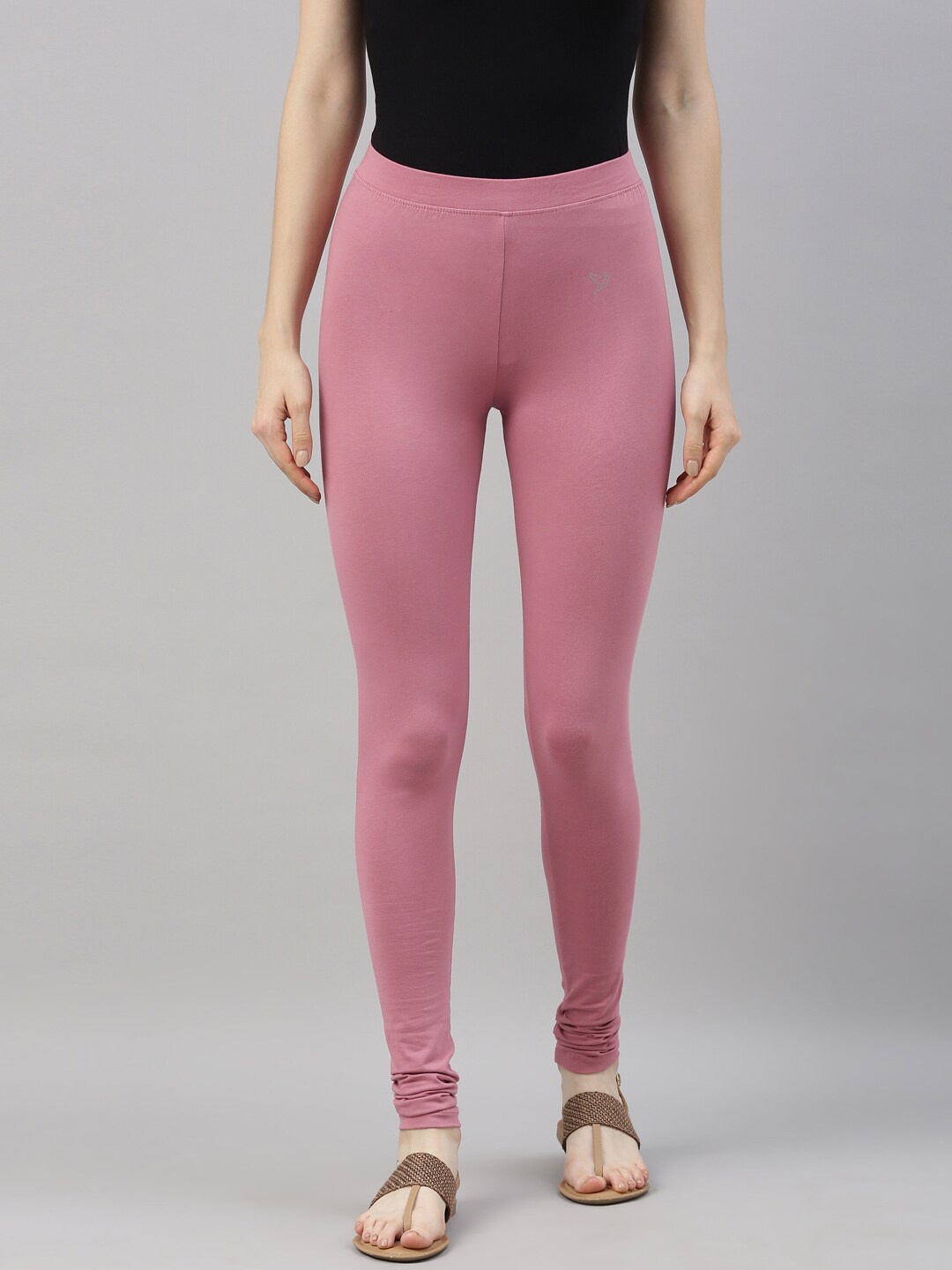

TWIN BIRDS Churidar Length Leggings, Pink