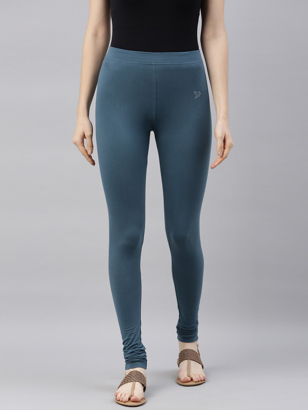 

TWIN BIRDS Churidar Length Leggings, Navy blue