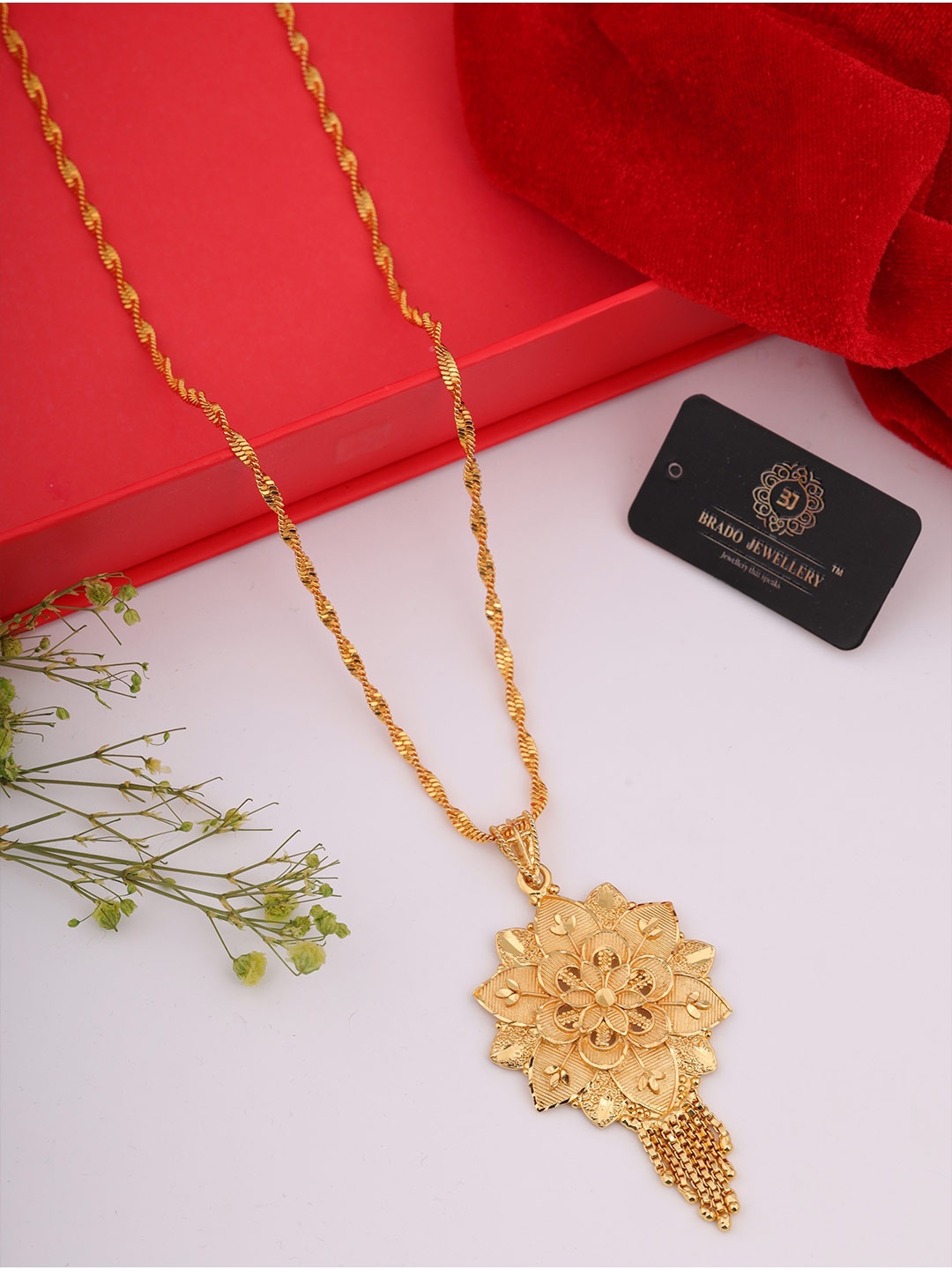 

Brado Jewellery Gold-Plated Brass Necklace