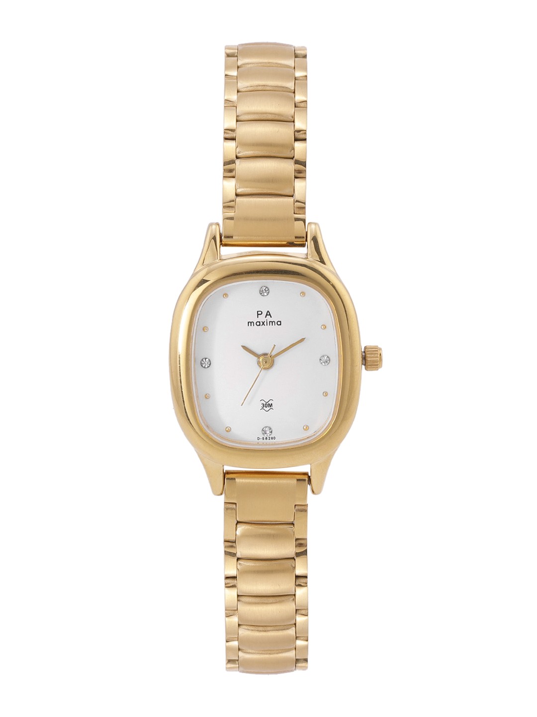 

maxima Women Bracelet Style Analogue Watch 63625CMLY, White