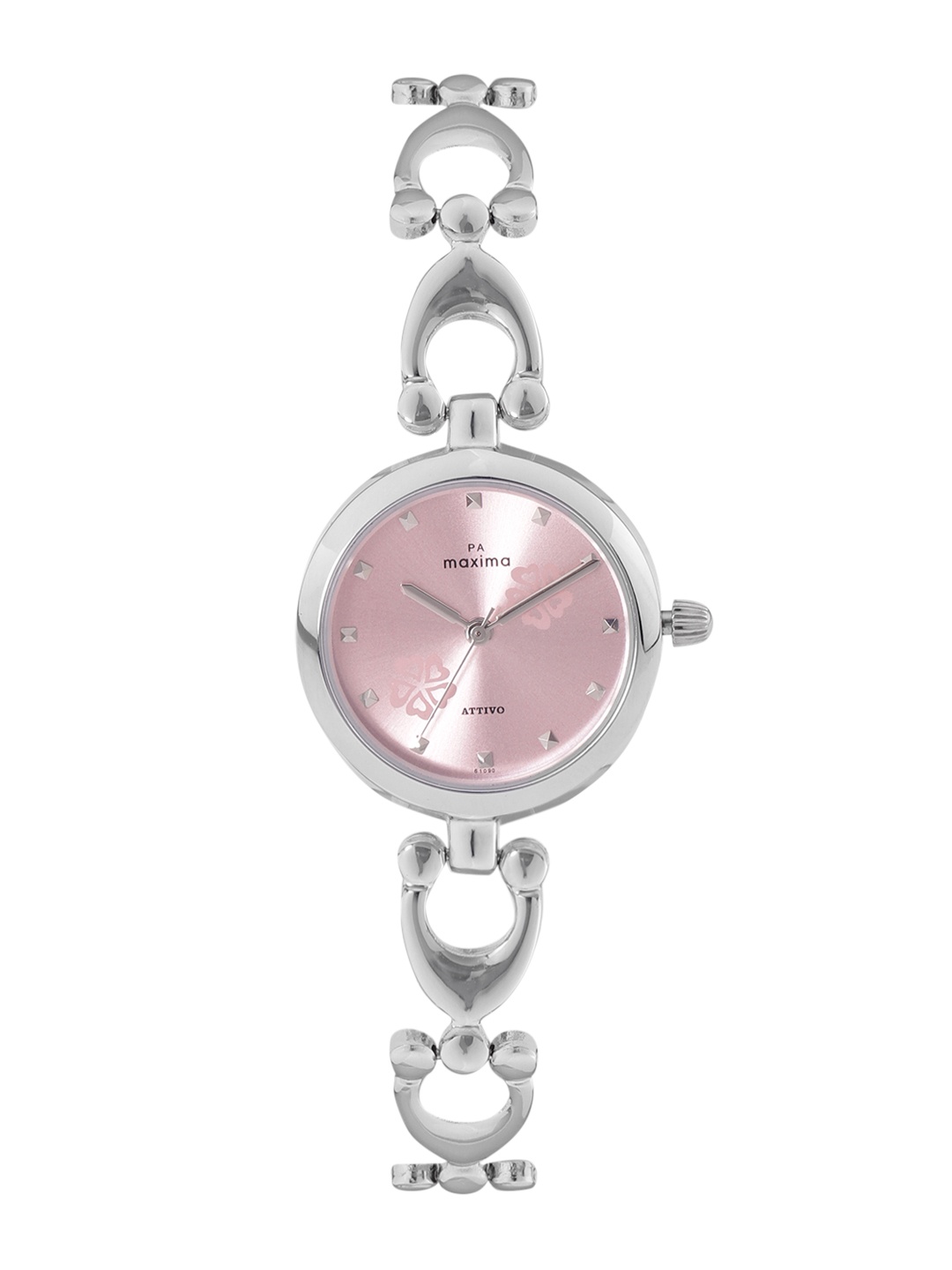 

maxima Women Bracelet Style Analogue Watch 61090BMLI, Pink